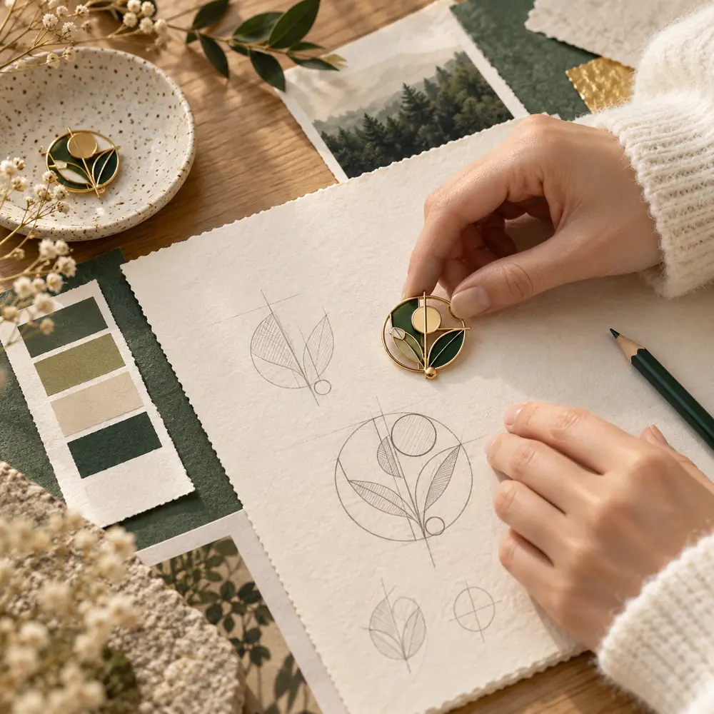 mamorica-originality-first.webp Original merchandise concept development with enamel pin design